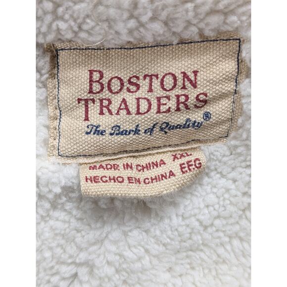 Boston Traders Flannel Jacket Shirt Womens XXL Sherpa Lined Hooded Plaid Shacket - Picture 2 of 15